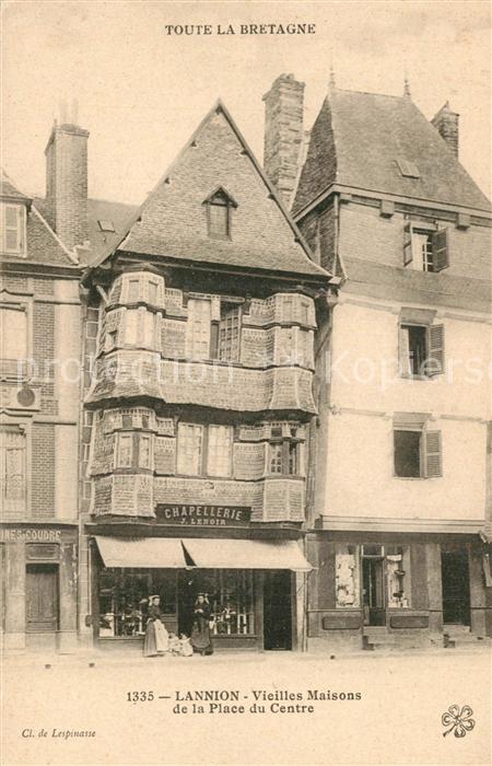 Lannion Vieilles Maisons de la Place du Centre
