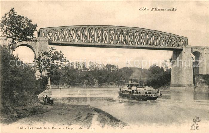 Cote d Emeraude Les bords de a Rance Pont d Lessart