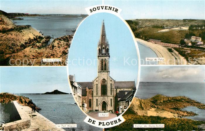 Plouha Plage du Palus Anse Cochat Rocher de Guine ze Gal