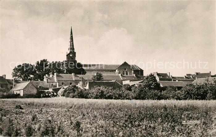 Plouezec Panorama Kirche