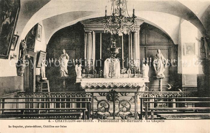 Chatillon-sur-Seine Pensionnat Saint Bernard la Chapelle