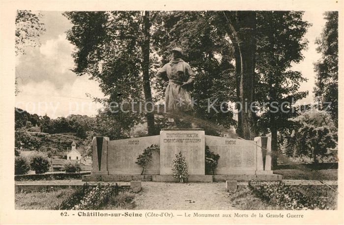 Chatillon-sur-Seine Le Monument aux Morts de la Grande Guerre