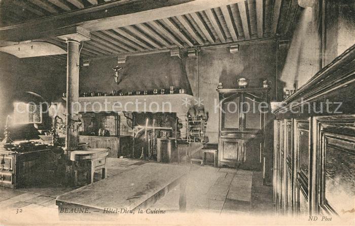 Beaune Cote d Or Burgund Hotel Dieu la Cuisine