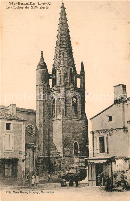 Sainte-Bazeille Le Clocher du XIVe siècle