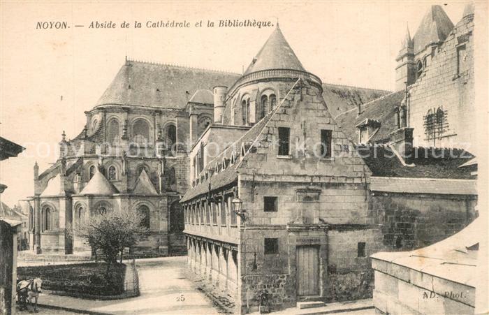 Noyon Oise Cathedrale et Bibliothèque