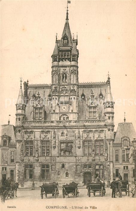 Compiegne Oise Hotel de Ville