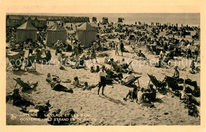 Ostende Oostende La Plage et les bains