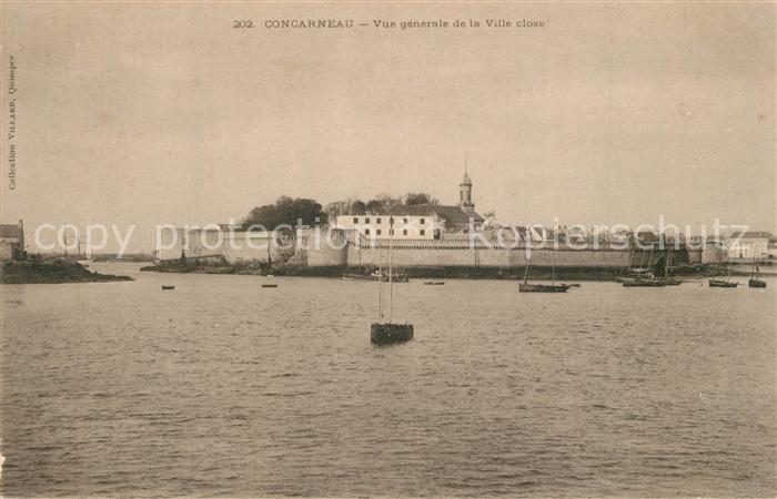 Concarneau Finistere Vue Generale de la ville close