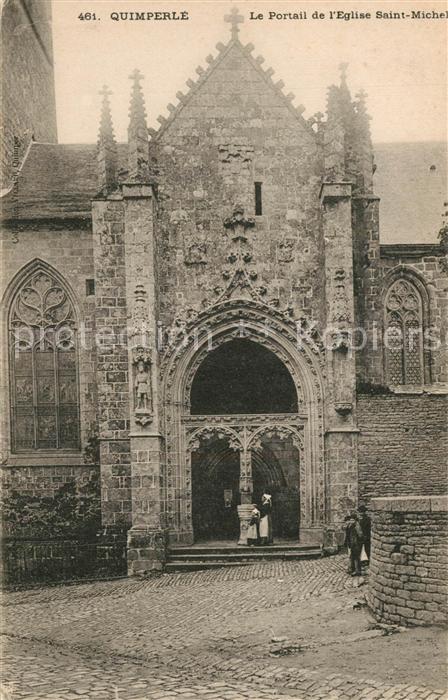 Quimperle Portail de l'Eglise Saint Michel