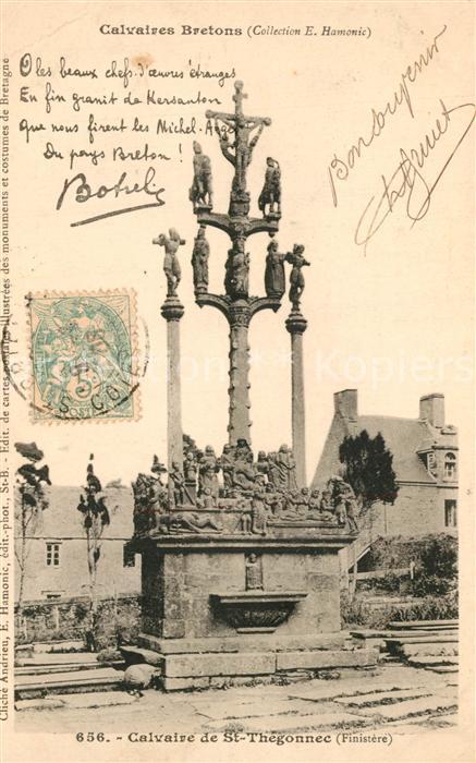 Saint-Thegonnec Calvaire Bretons