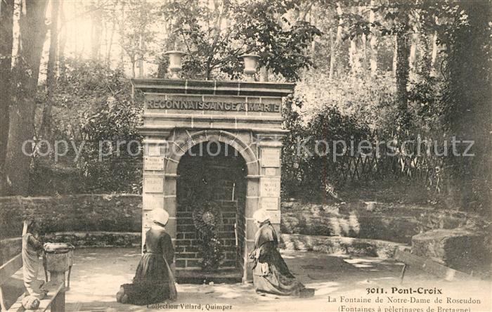 Pont-Croix Fontaine de Notre Dame de Roseudon