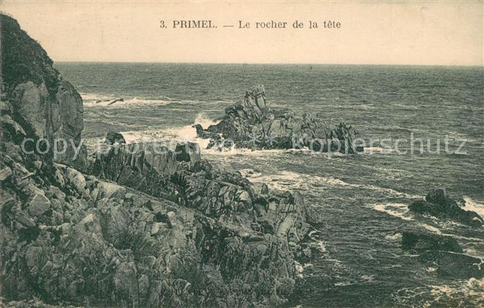 Primel Tregastel Rocher de la tête