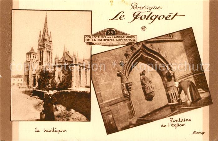 Le Folgoet Basilique Fontaine de l'Eglise