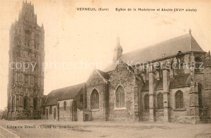 Verneuil-sur-Avre Eglise de la Madeleine et Abside XVIe siècle