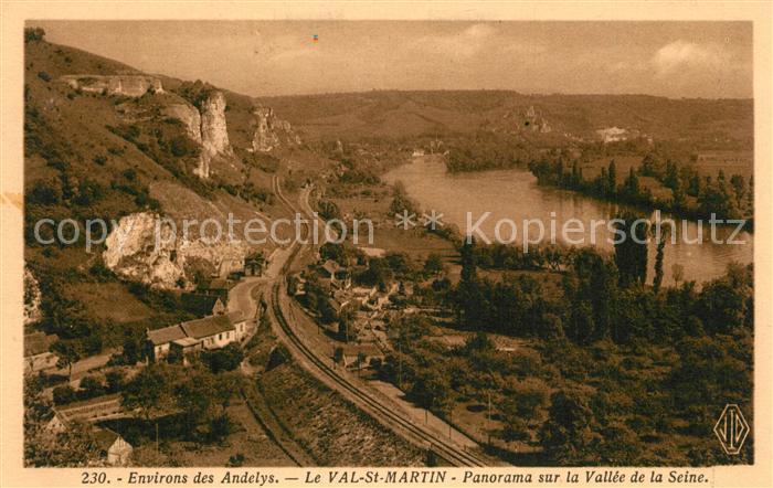 Val Saint Martin Panorama sur la Vallee de la Seine