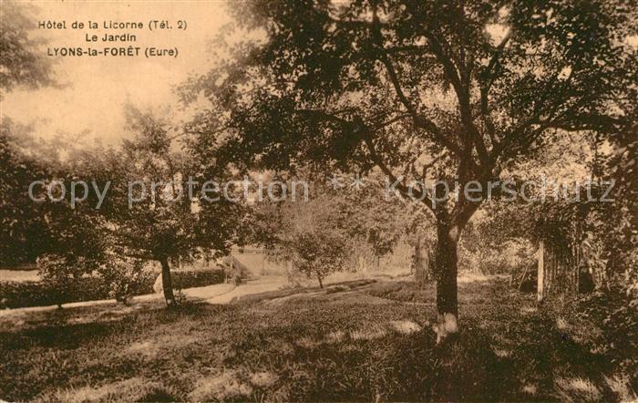 Lyons-la-Foret Hotel de la Licorne Jardin
