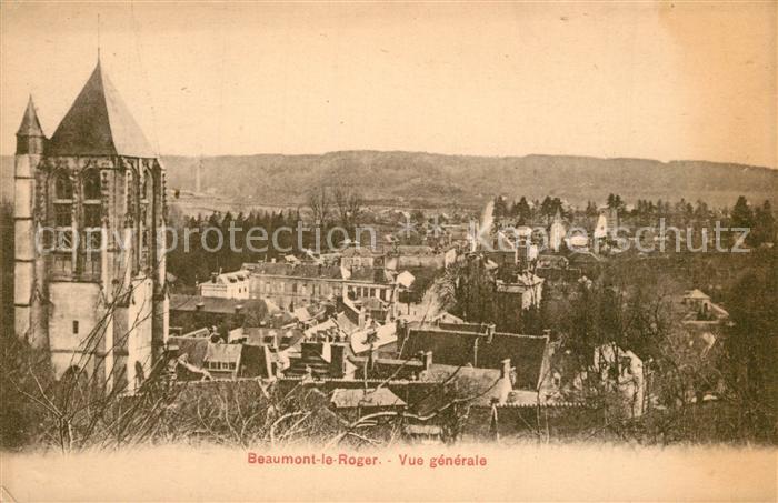 Beaumont-le-Roger Vue Generale Eglise