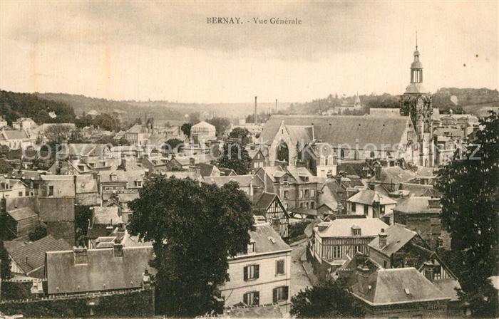 Bernay Vue Generale Eglise