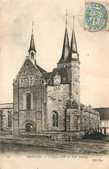 Broglie Eglise XIe et XIIe siècle Kirche