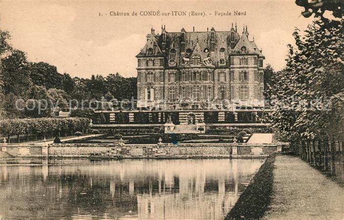 Conde-sur-Iton Chateau facade nord