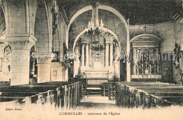 Cormeilles Eure Intérieur de l'Eglise