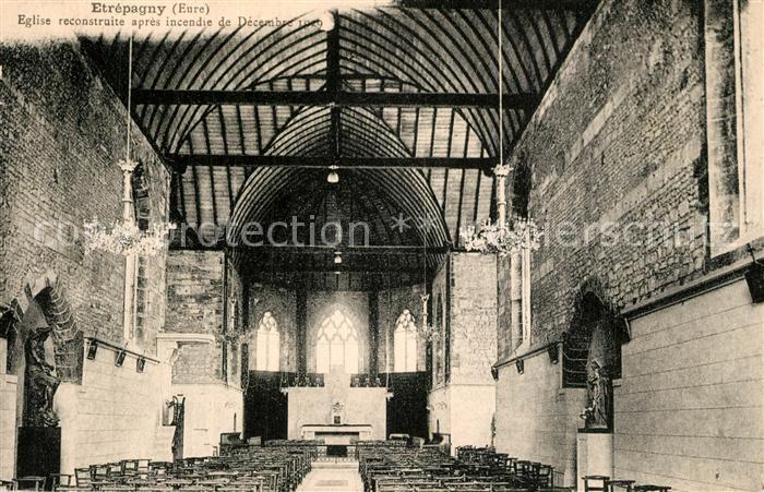 Etrepagny Eglise reconstruite après incendie de Décembre 1929