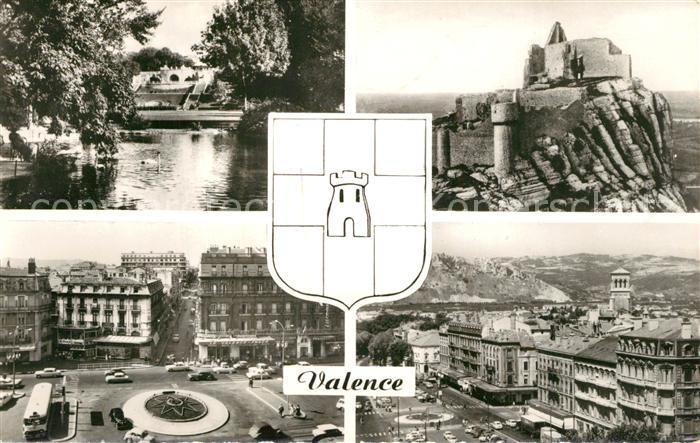 Valence 26 Parc Jouvet Ruines de Crussol Place de la République Avenue Victor Hu