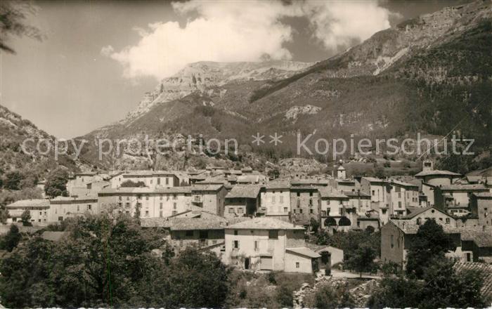 Chatillon-en-Diois Vue Generale et Mont Clandaz
