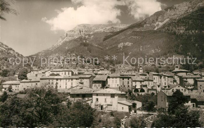 Chatillon-en-Diois Vue Generale et Mont Clandaz