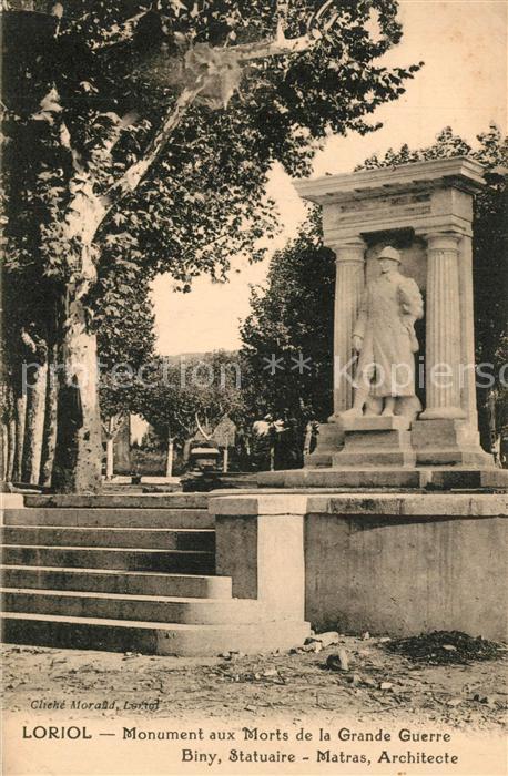 Loriol-sur-Drome Monument aux Morts de la Grande Guerre