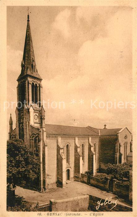 Gensac Gironde Eglise