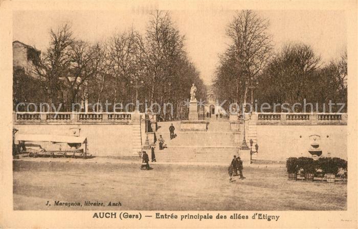 Auch Gers Entr?e principale des all?e d`Etigny