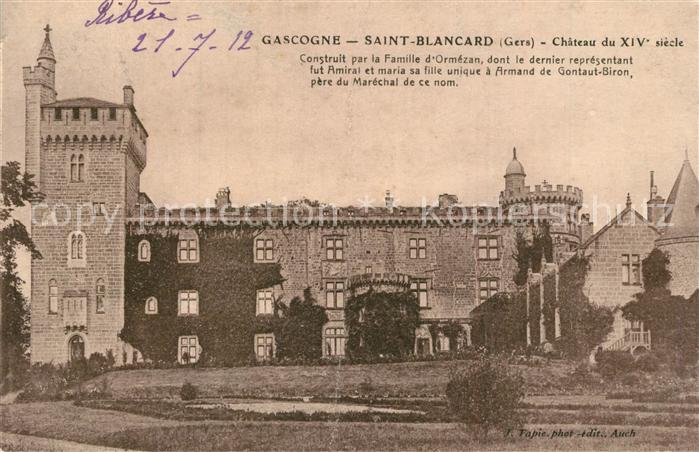Saint-Blancard Gascogne Chateau