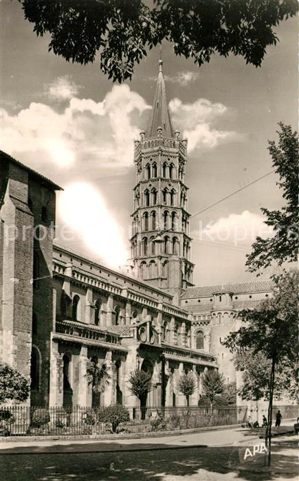 Toulouse Haute-Garonne Basilique Saint Sernin Port Miegeville