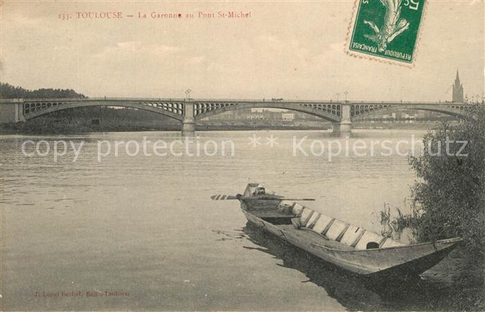 Toulouse Haute-Garonne La Garonne au Pont St-Michel