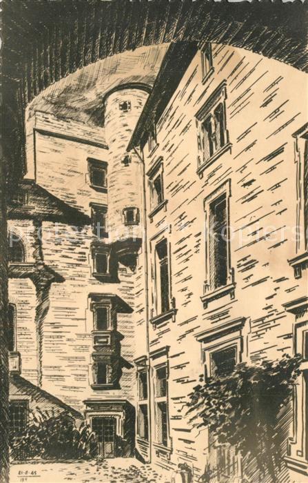 Toulouse Haute-Garonne Hotel Dumay Rue du May Zeichnung