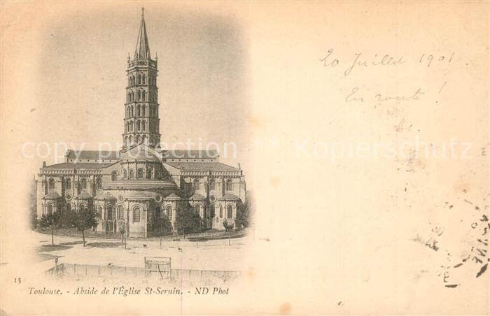 Toulouse Haute-Garonne Abside de L Eglise St. Sernin