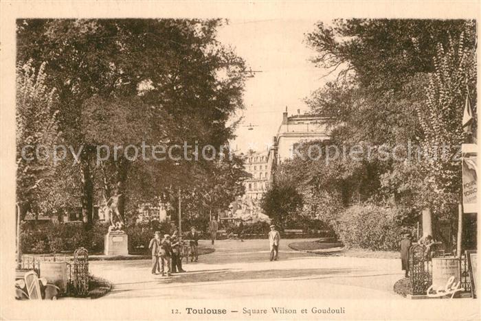 Toulouse Haute-Garonne Square Wilson et Goudouli