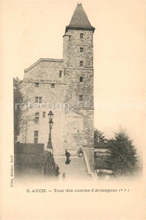 Auch Gers Tour des comtes d`Armagnac