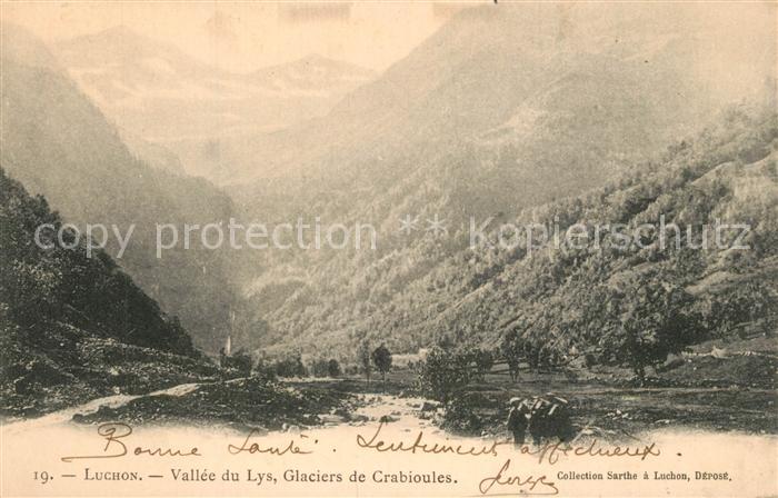 Luchon Haute-Garonne Vall?e du Lys Glaciers de Crabioules