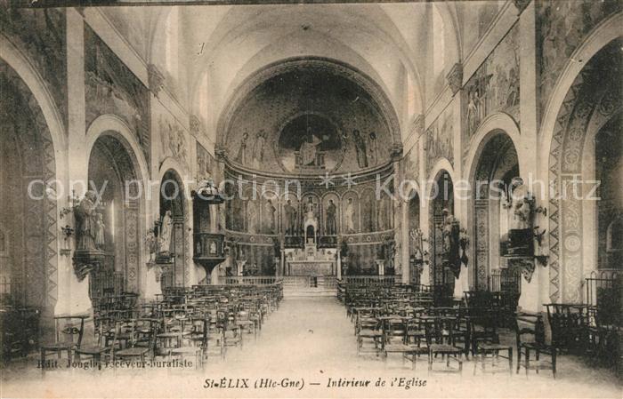 Saint-Elix Eglise interieur