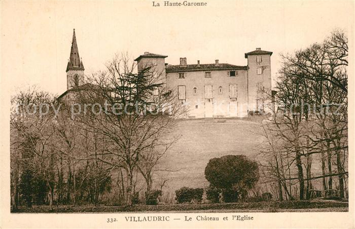 Villaudric Chateau et Eglise
