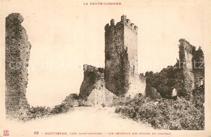 Montespan Ruines du Chateau