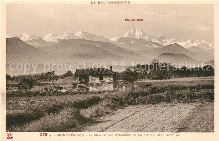 Montrejeau Haute-Garonne Chaine des Pyren?es et Pic du Midi