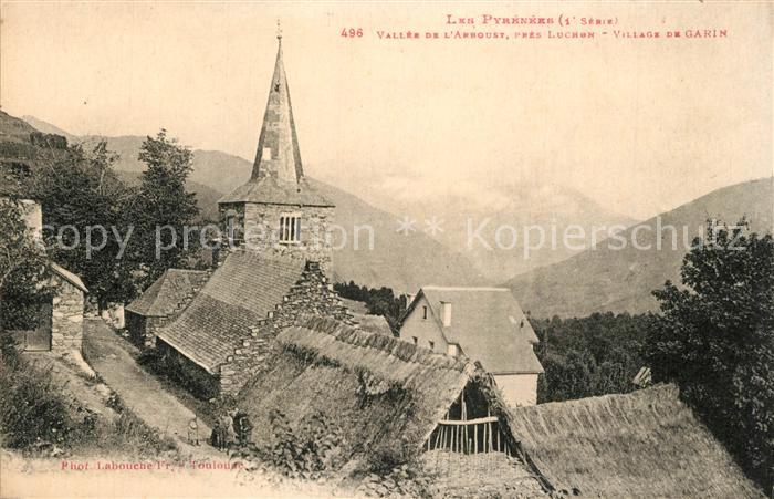 Luchon Haute-Garonne Villgage de Garin Eglise