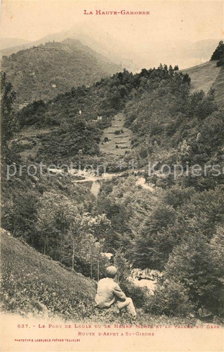 Saint-Girons-d Aiguevives Pont de Loule