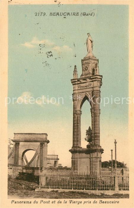 Beaucaire Gard Pont et de la Vierger