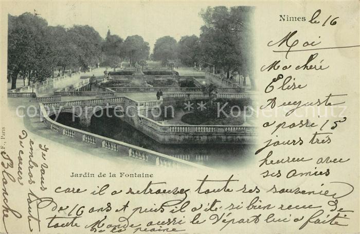 Nimes Jardin de la Fontaine
