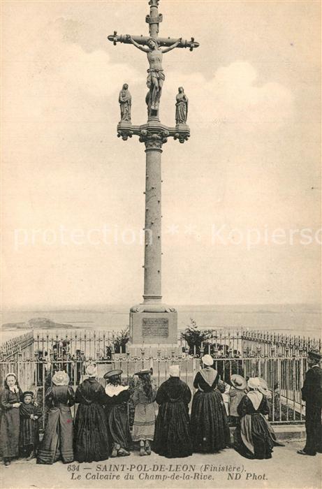 Saint-Pol-de-Leon Le Calvaier du Champ-de-la-Rive
