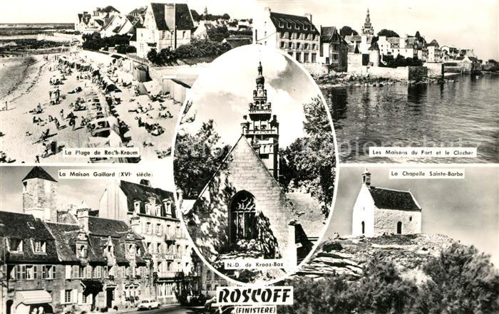 Roscoff Plage Clocher Chapelle Maison-Gaillard